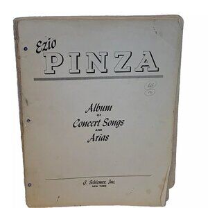 Ezio Pinza Album Of Concert Songs And Arias Vintage Sheet Music 14 Songs 91 Page